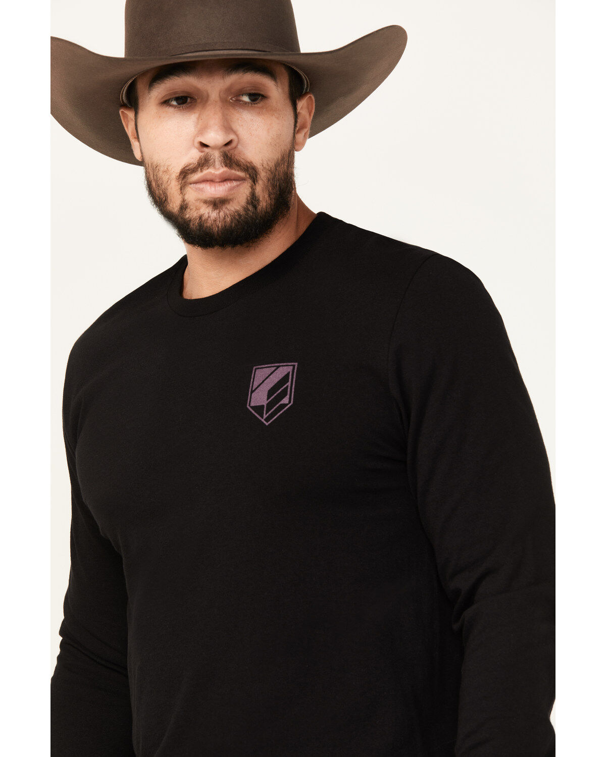 RANK 45® Men's Bucklog Long Sleeve Graphic T-Shirt