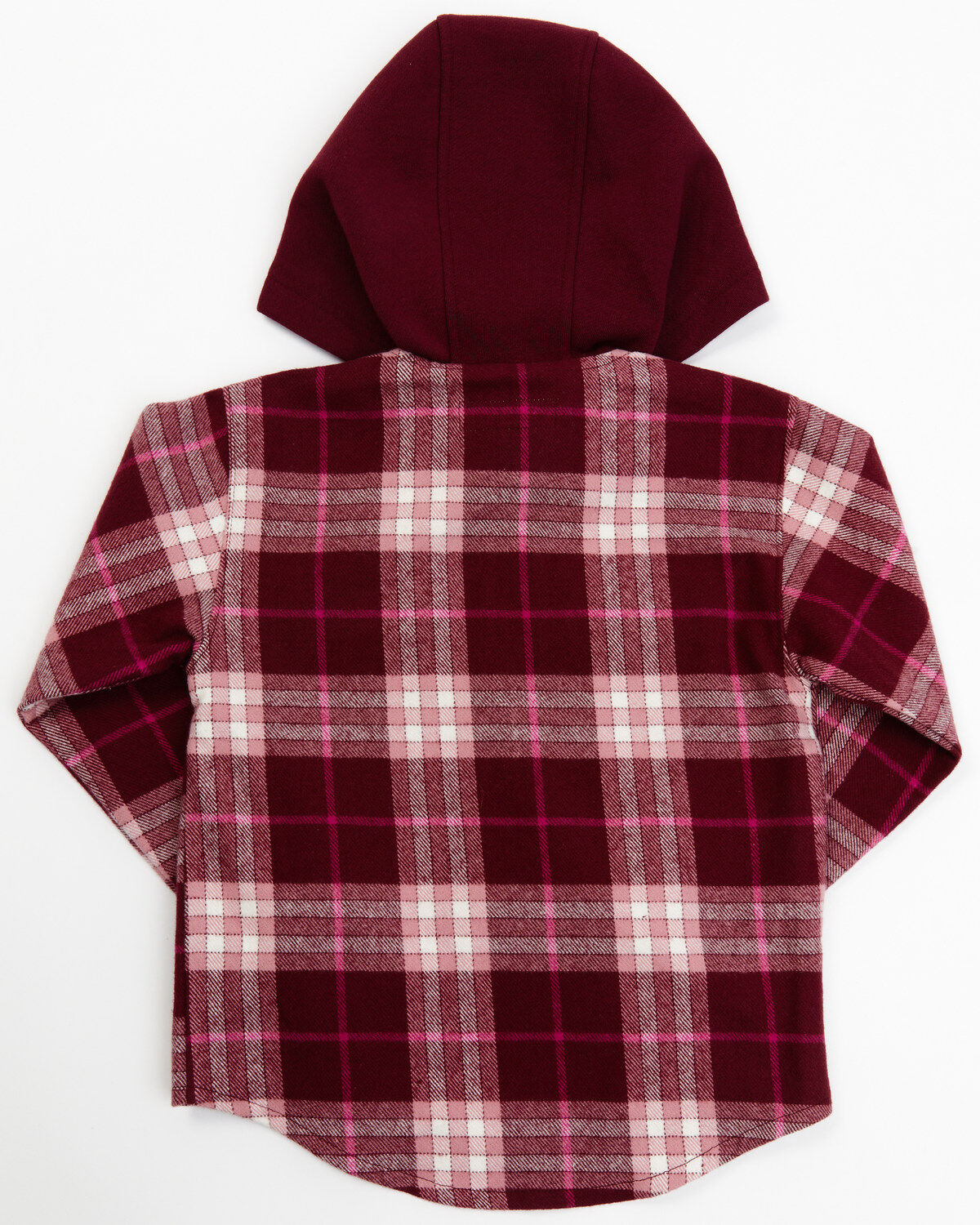 Shyanne Toddler Girls' Port Plaid Print Long Sleeve Zip Flannel Shacket