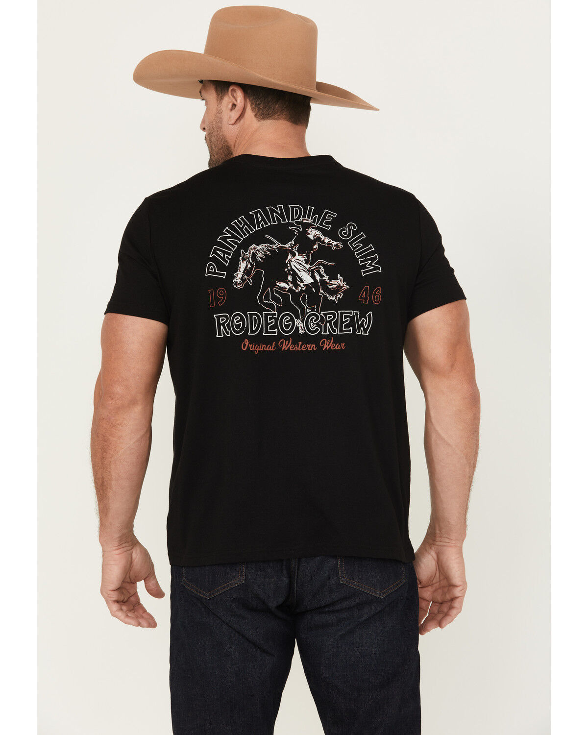 Panhandle Slim Men's Cowboy Short Sleeve Graphic T-Shirt