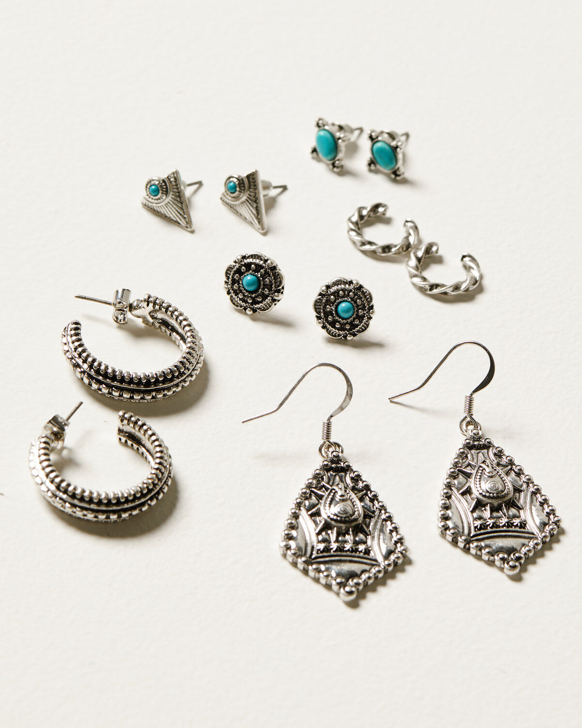 Idyllwind Women's Silver Boaz 6-Piece Earrings Set