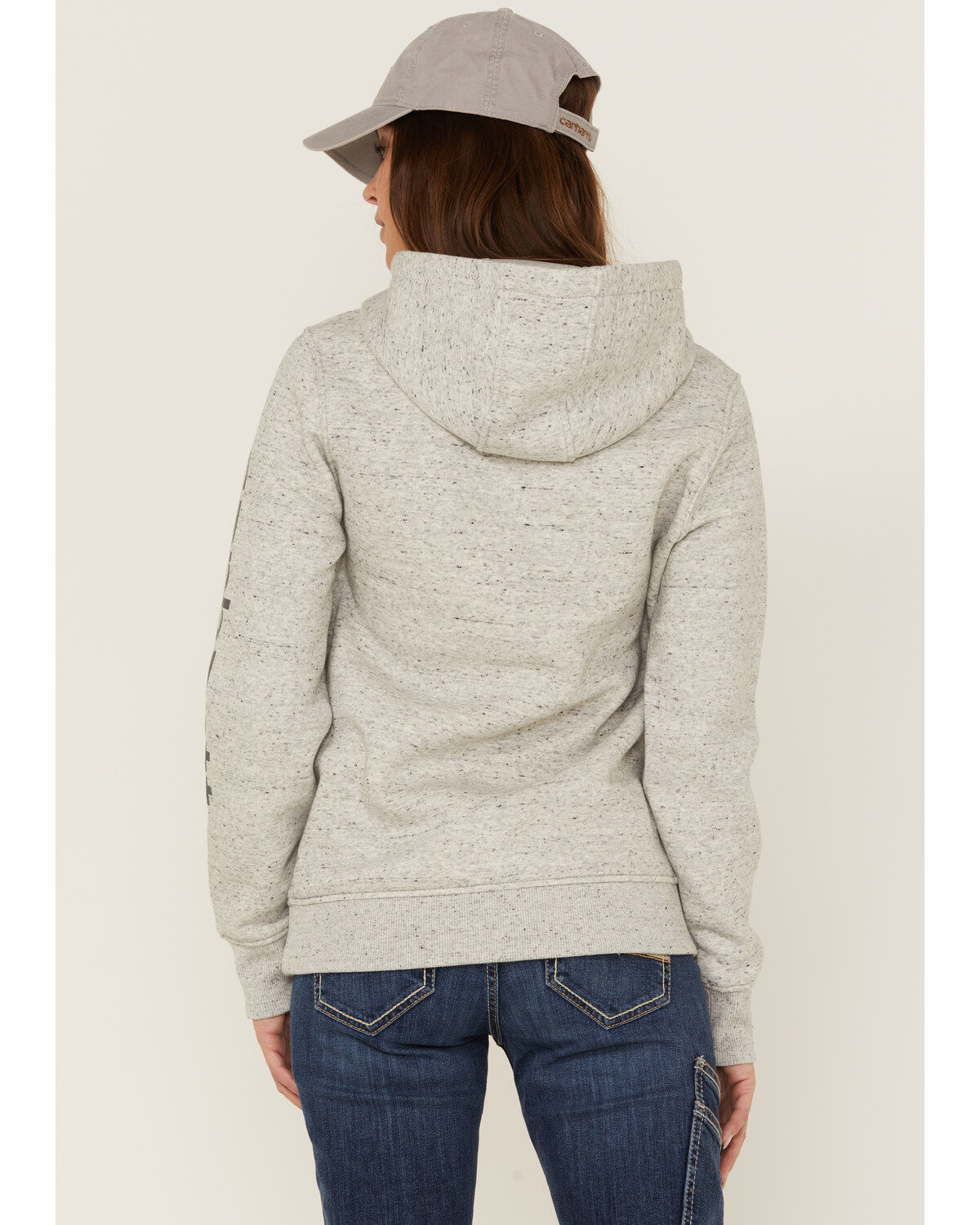 Carhartt Women's Clarksburg Sleeve Logo Hooded Sweatshirt