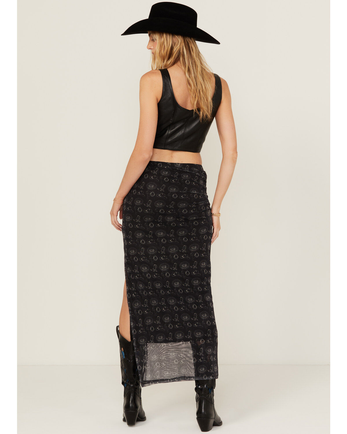 Rock & Roll Denim Women's Conversation Print Skirt
