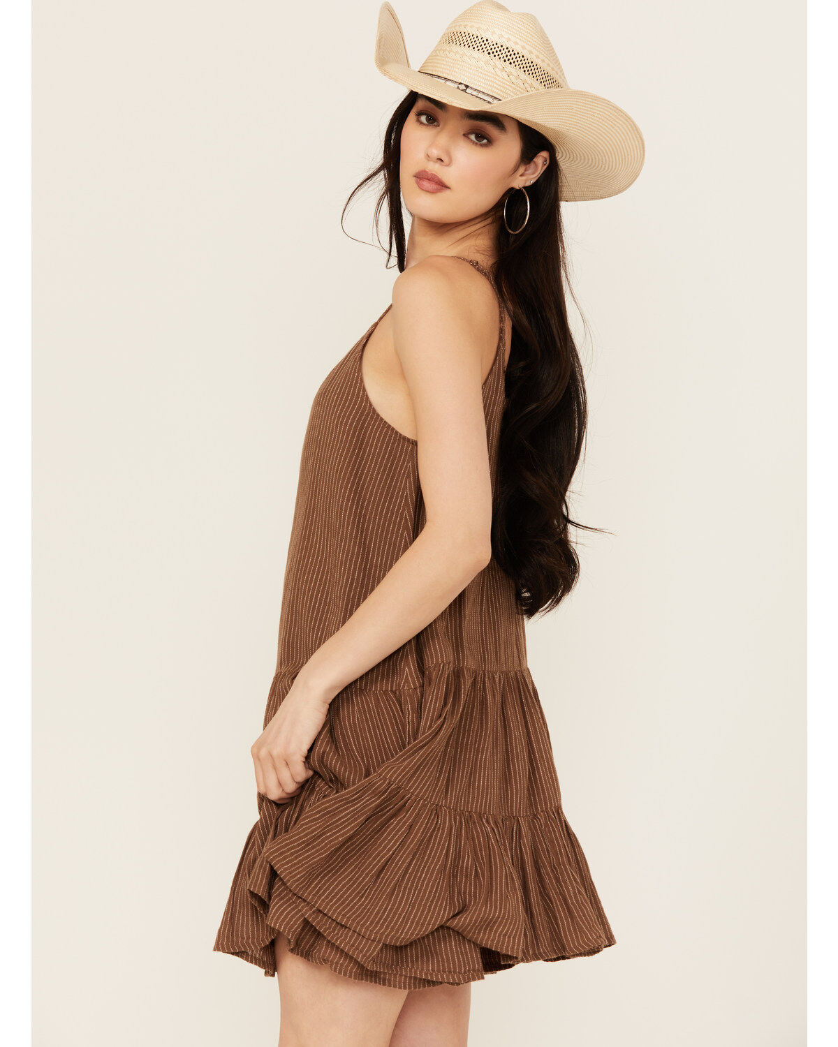 Cleo + Wolf Women's Brandy Sleeveless Button Front Mini Dress