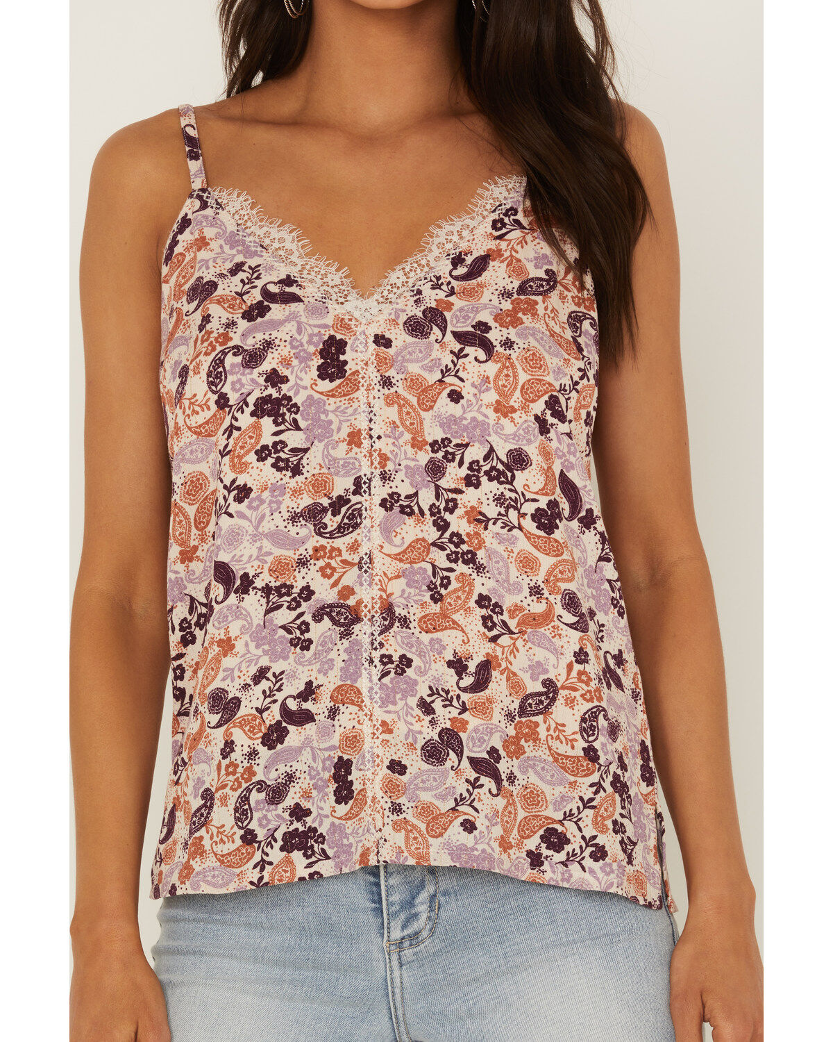 Idyllwind Women's Lurex Little Lace Tank Top