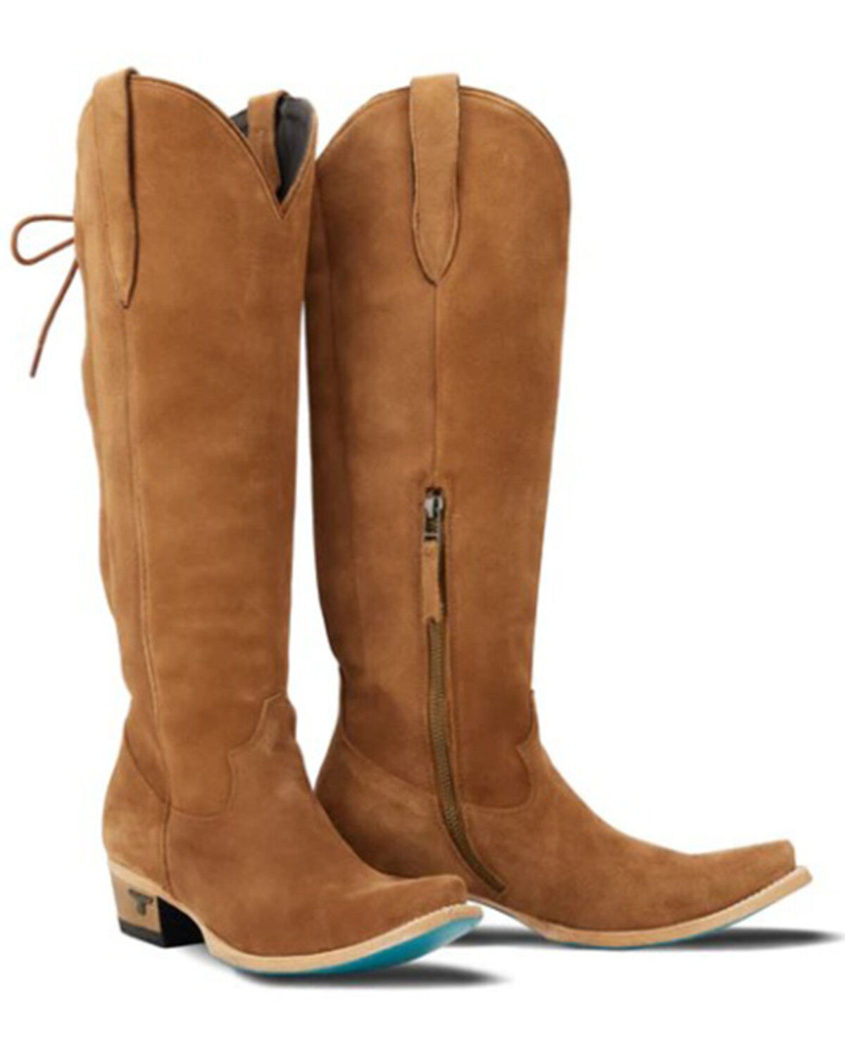 Lane Women's Olivia Jane Knee High Corset Western Boots - Snip Toe