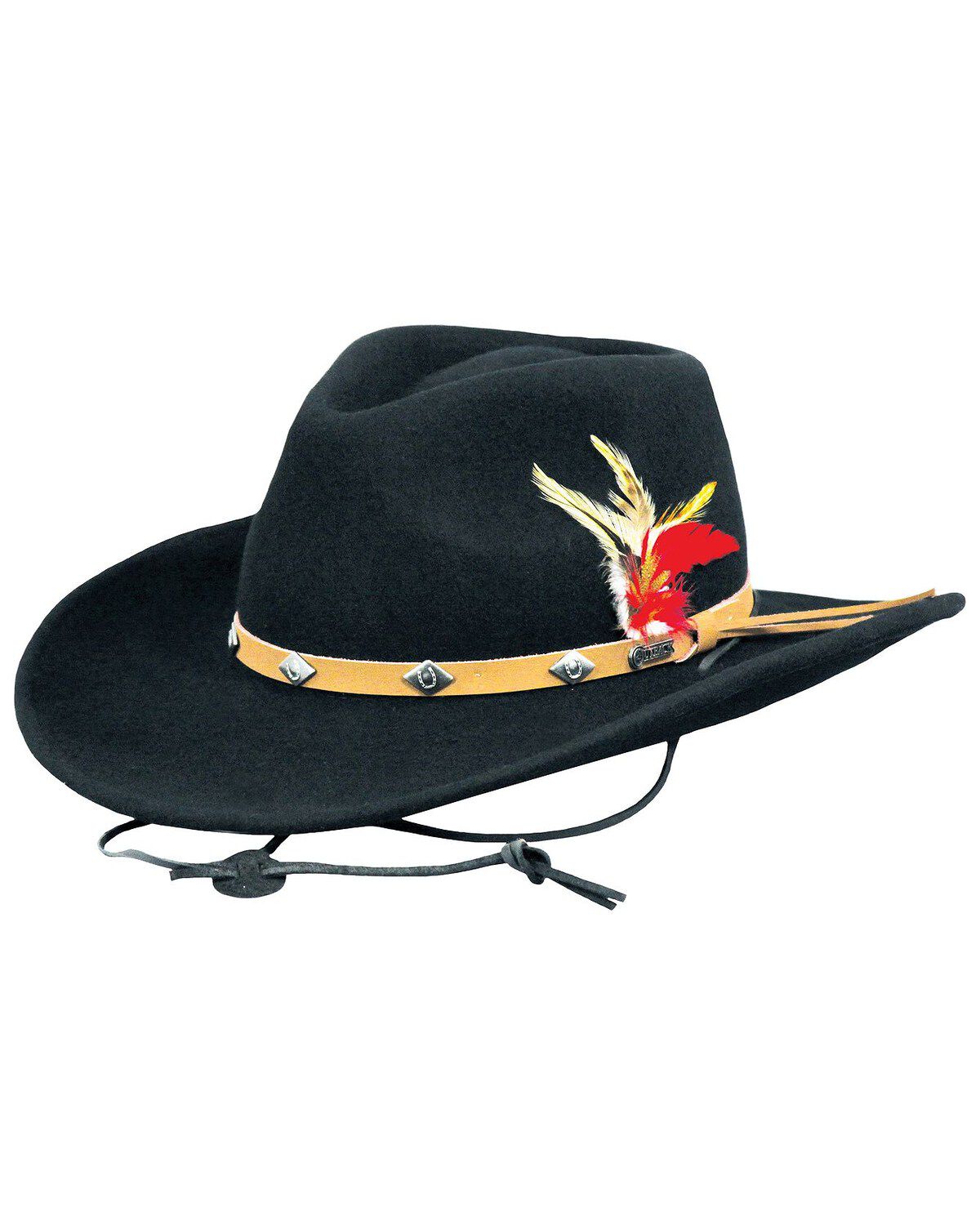 Outback Trading Co. Men's Wide Open Spaces UPF50 Crushable Felt Western Fashion Hat
