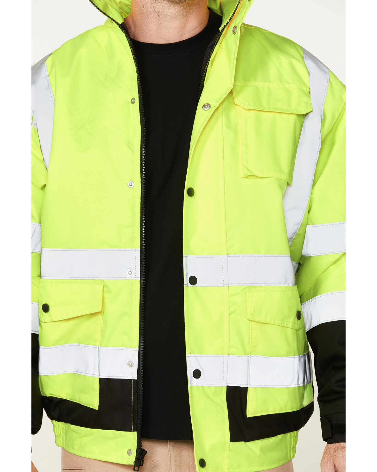 Hawx Men's High-Visibility Bomber Work Jacket