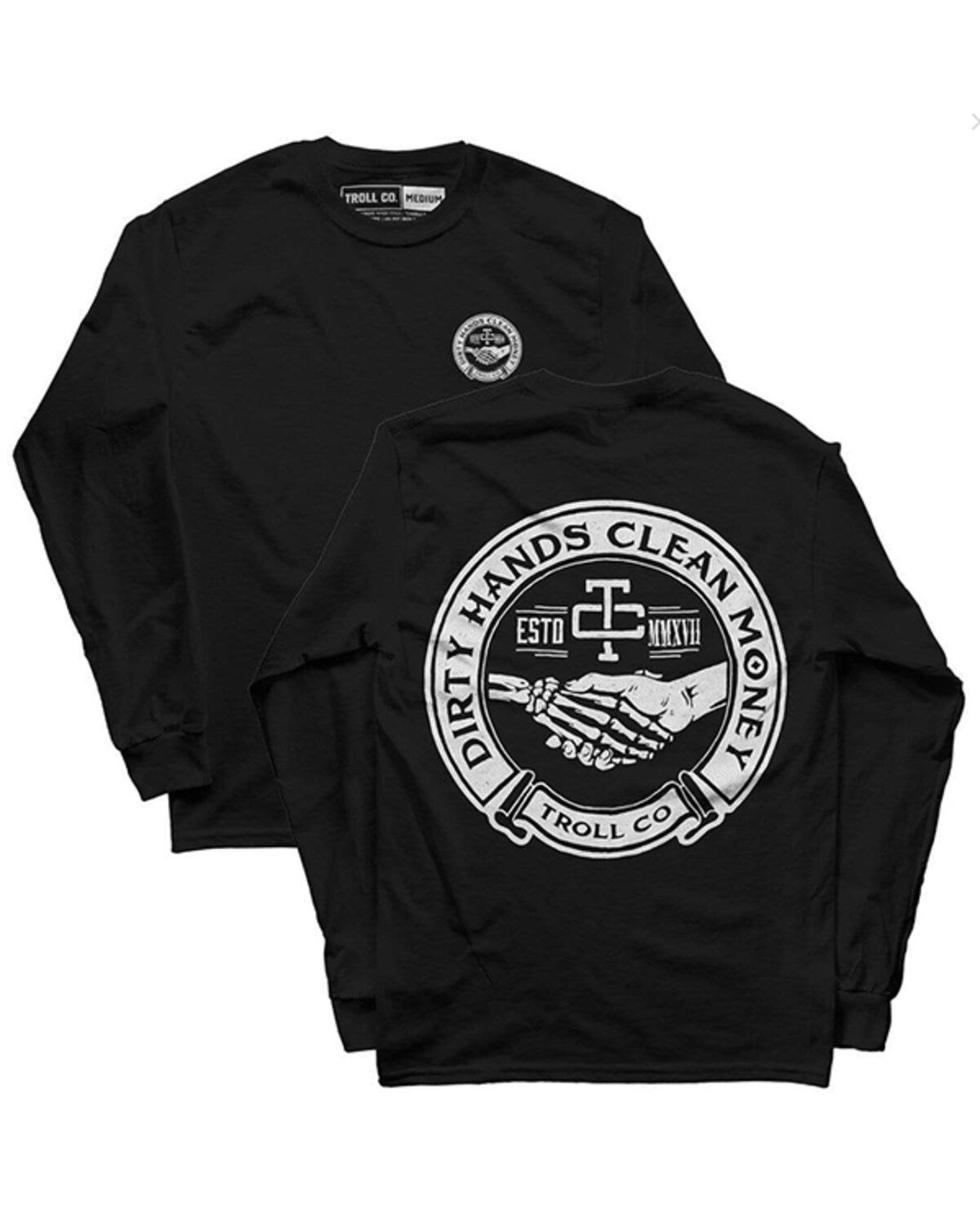 Troll Co Men's Haggler Long Sleeve Graphic T-Shirt