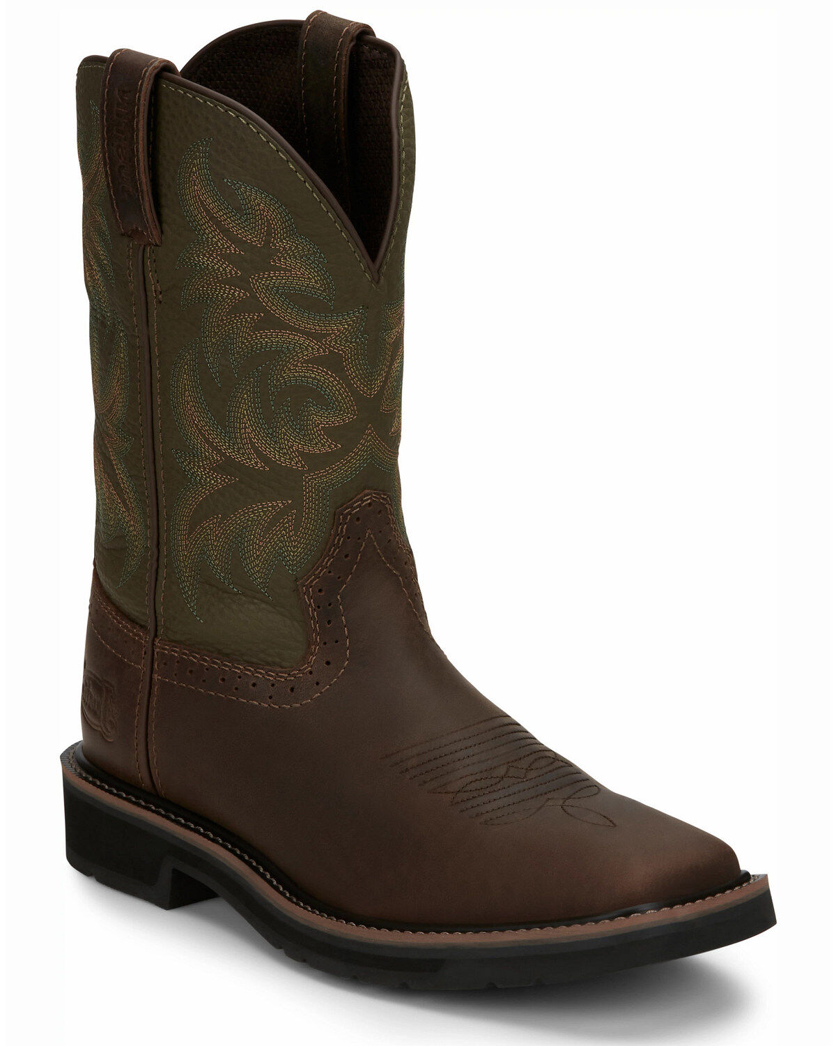 Justin Men's Driller Western Work Boots - Soft Toe