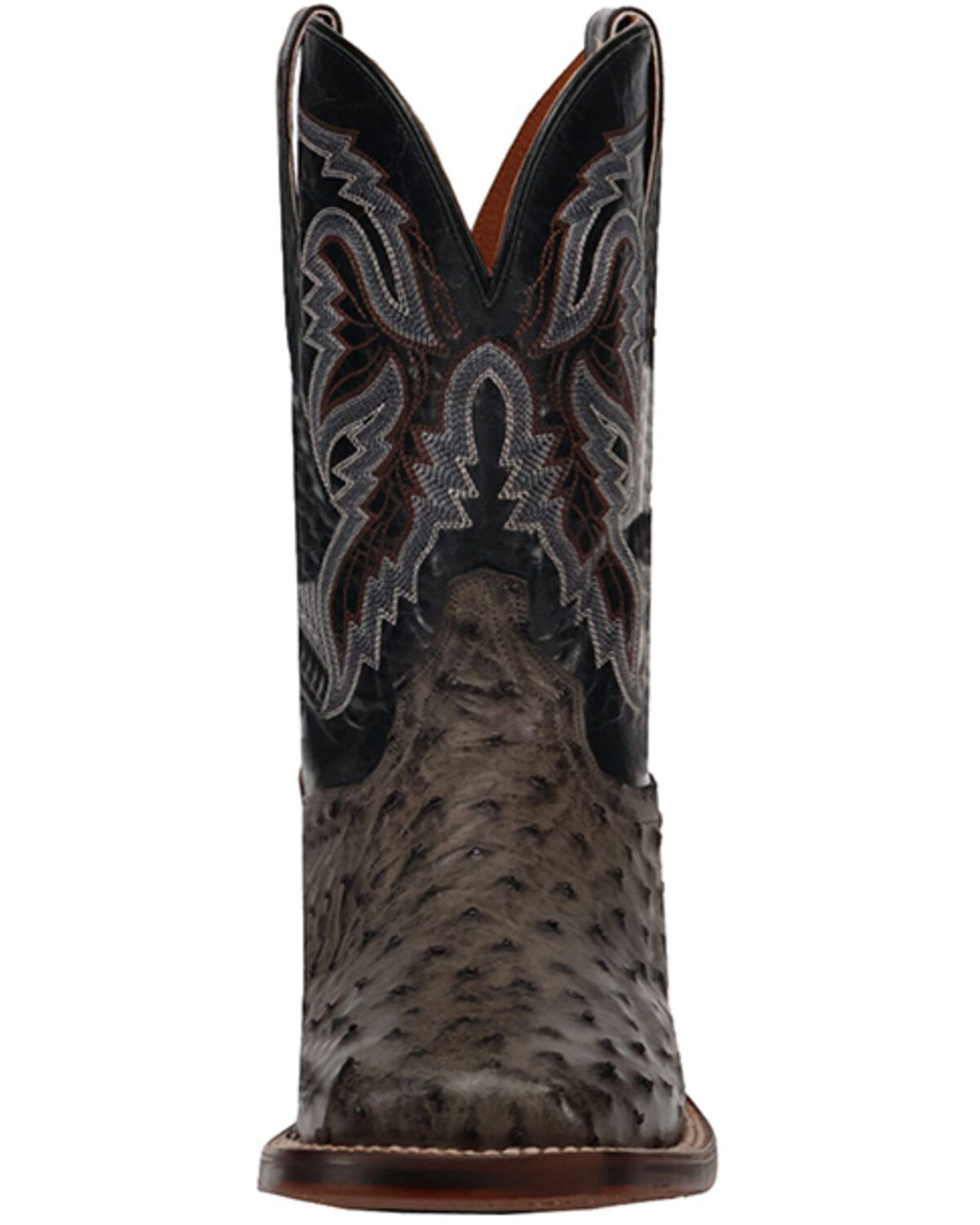 Dan Post Men's Exotic Ostrich Western Boots - Square Toe