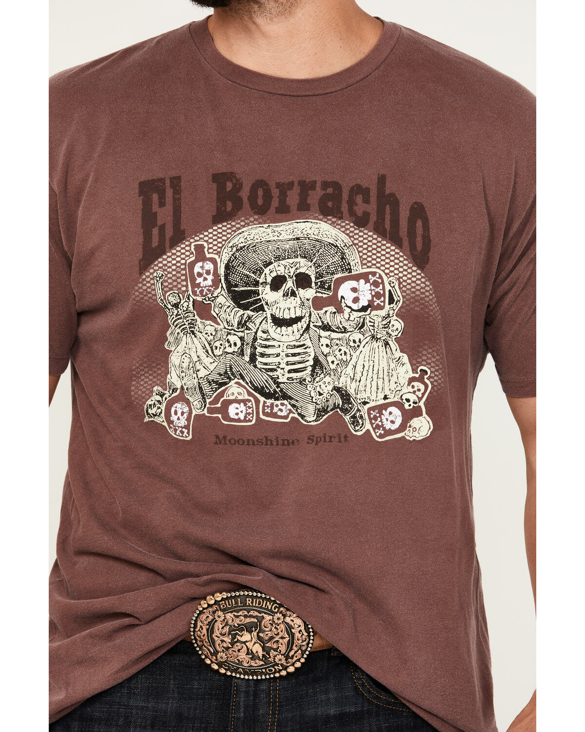 Moonshine Spirit Men's El Borracho Short Sleeve T-Shirt