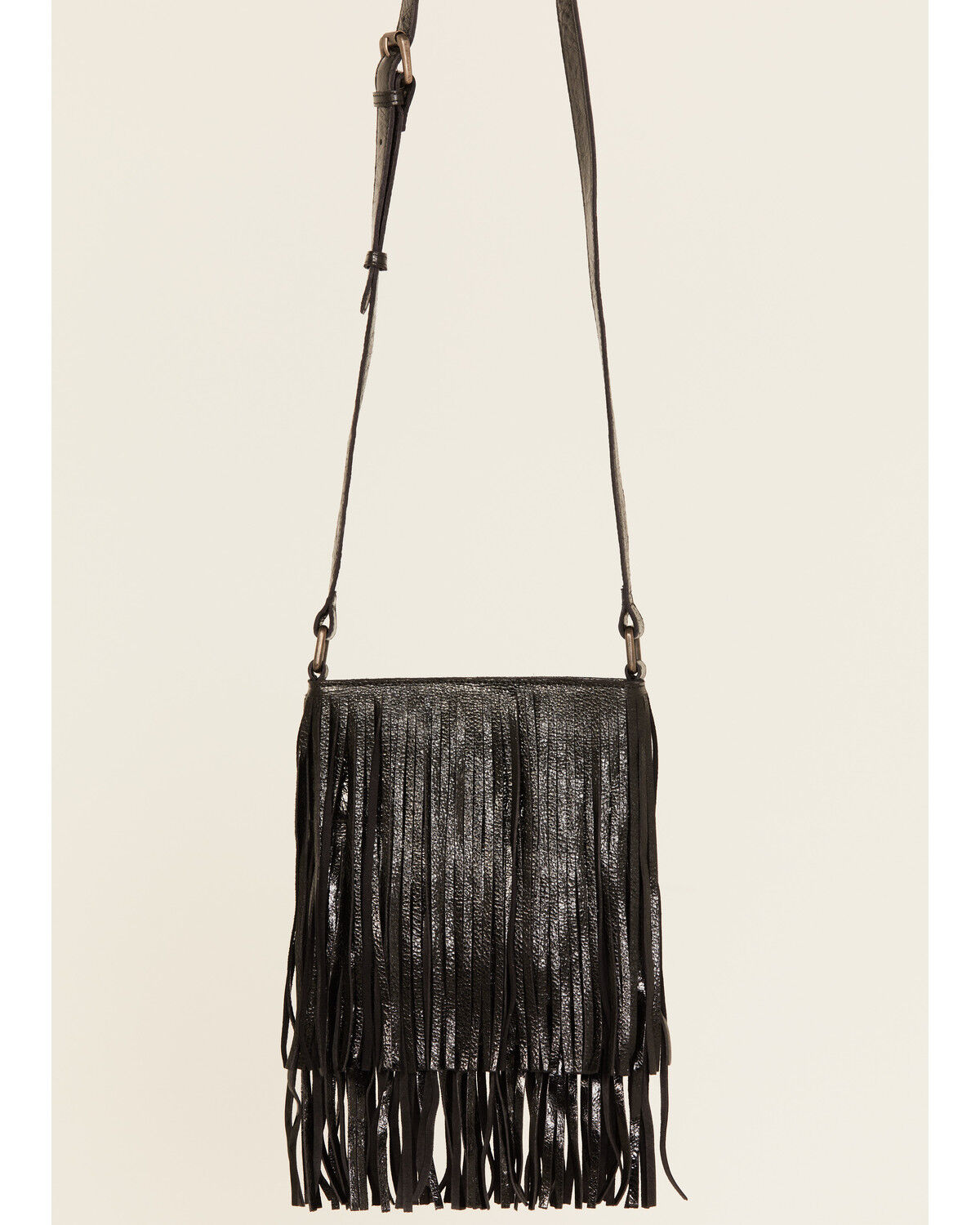 Idyllwind Women's Camarillo Metallic Fringe Suede Crossbody Bag