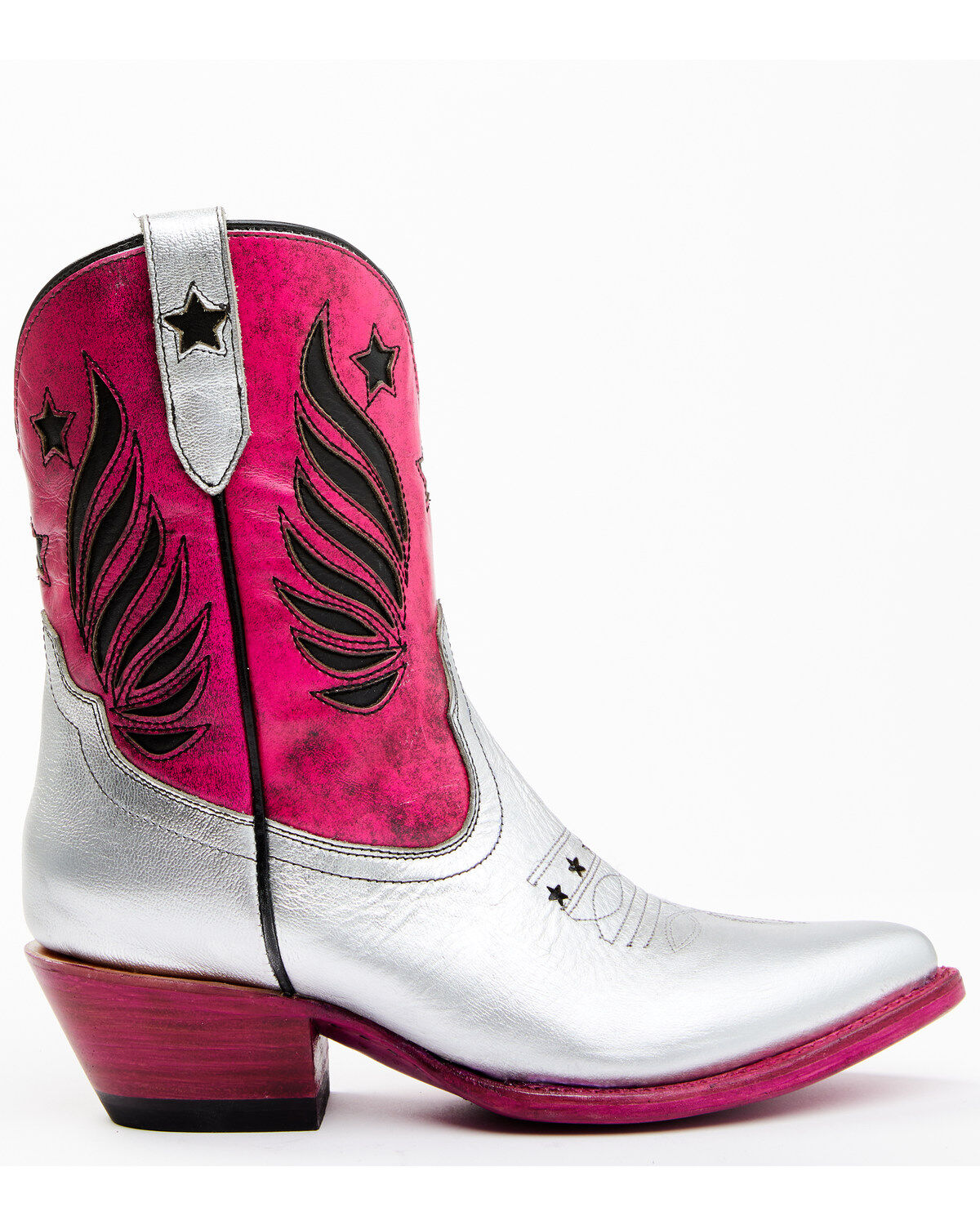 Idyllwind Women's Metallic Star Inlay Roadie Western Booties - Round Toe