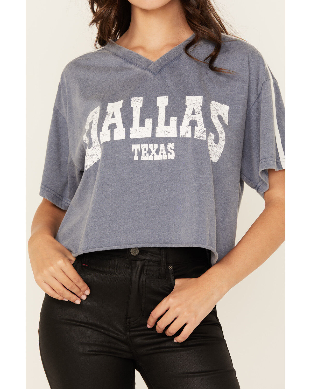 Youth in Revolt Women's Dallas Varsity Short Sleeve Graphic Tee