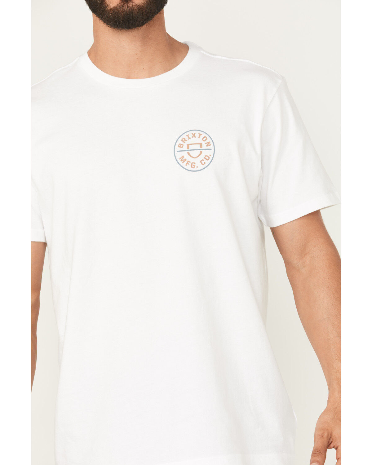 Brixton Men's Crest II Logo Short Sleeve Graphic T-Shirt