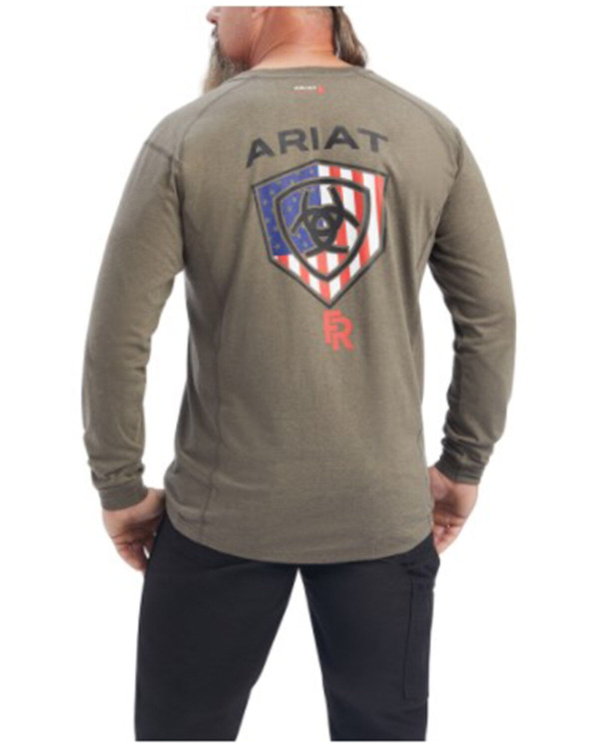 Ariat Men's FR Air Service Shield Logo Graphic Work T-Shirt