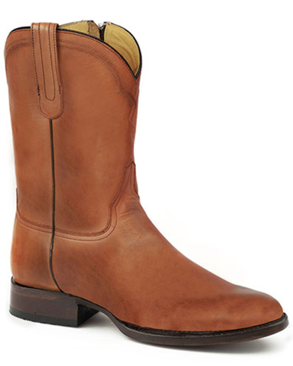 Stetson Men's Rancher Zip Western Boots - Round Toe