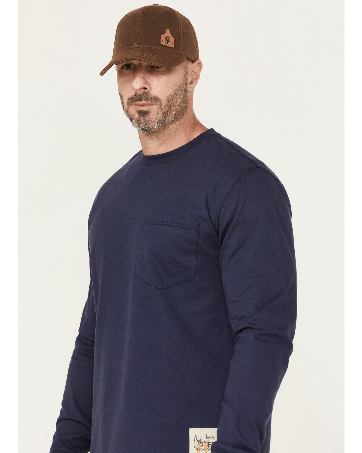 Cody James Men's FR Eagle Long Sleeve Graphic Work T-Shirt