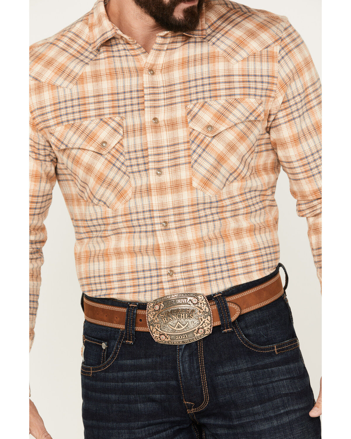 Pendleton Men's Wyatt Long Sleeve Snap Western Shirt