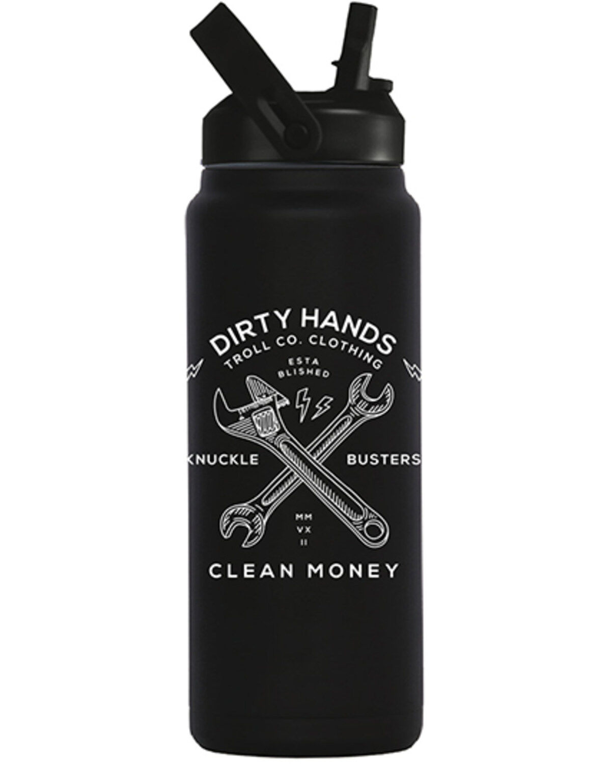 Troll Co Men's Outlaw 32oz Water Bottle With Straw Lid