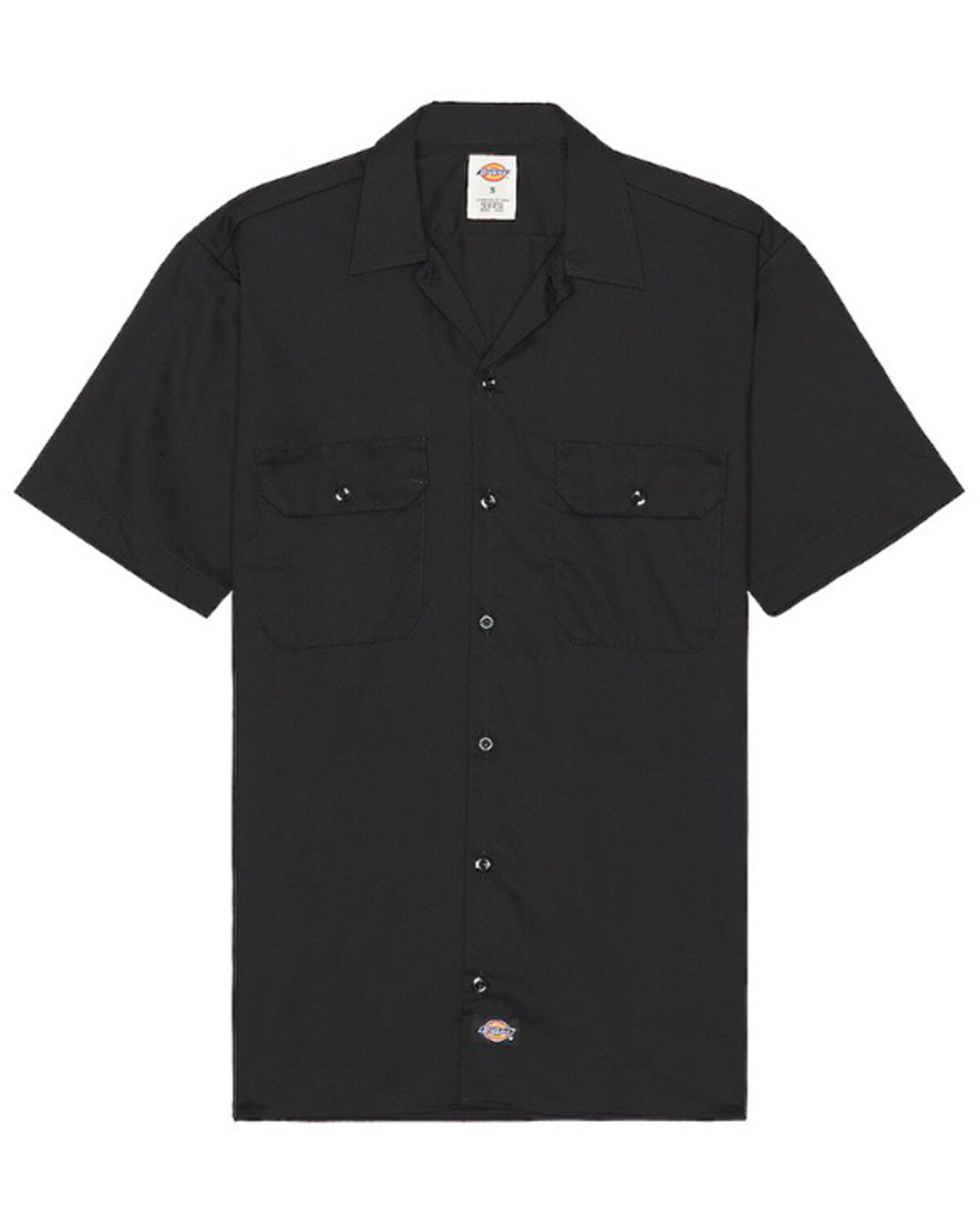 Dickies Men's Solid Twill Short Sleeve Button-Down Work Shirt