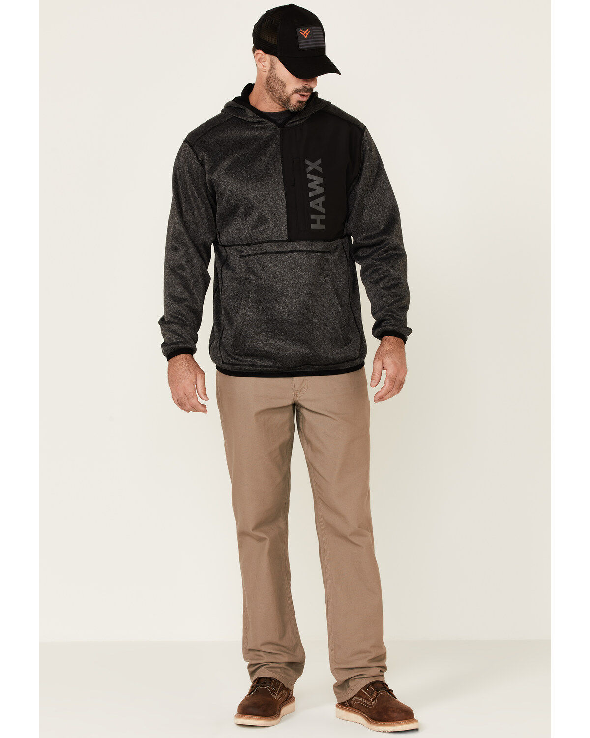 Hawx Men's Solano Reversible Thermal Fleece-Lined Hooded Work Sweatshirt