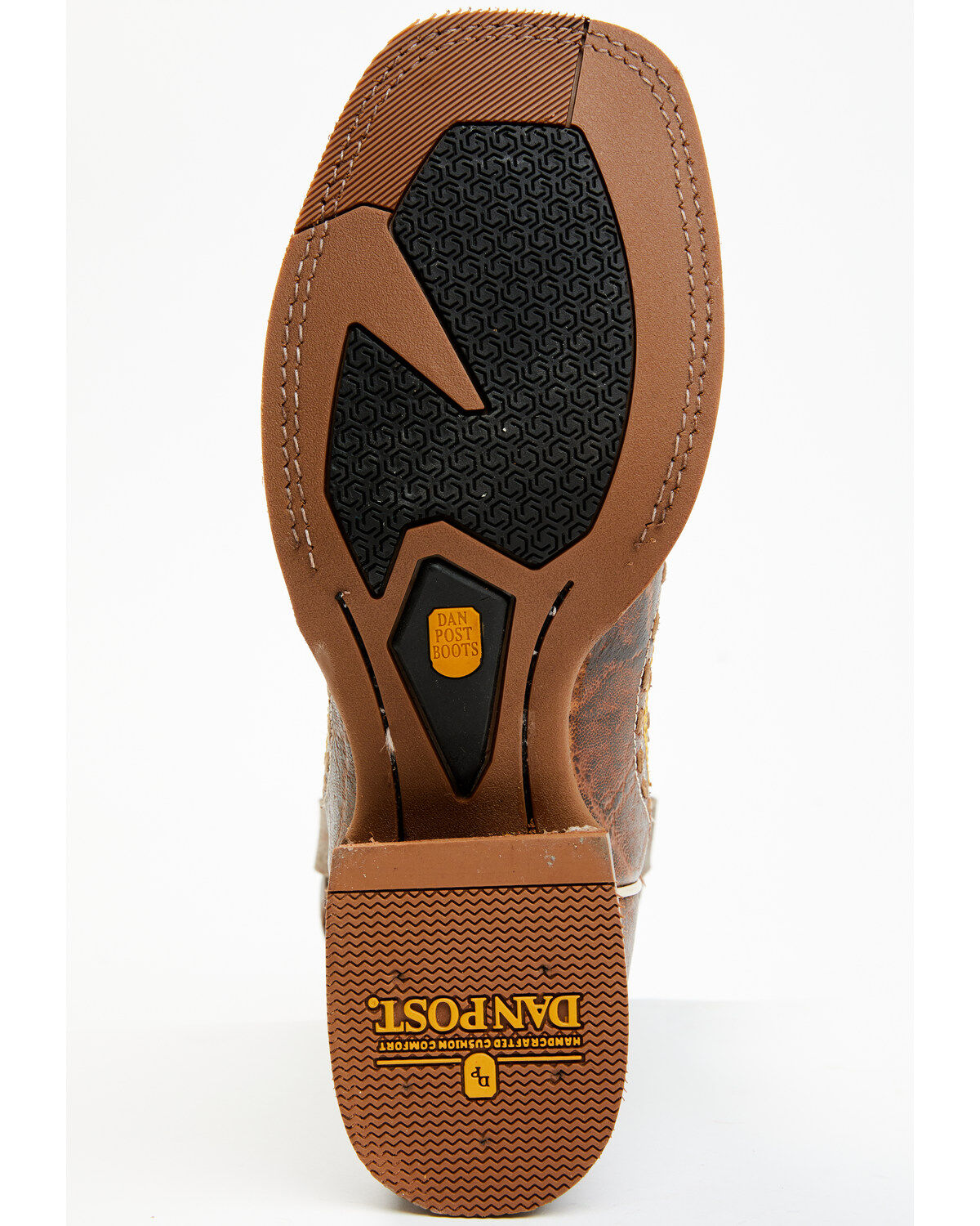 Dan Post Men's Inlay Embroidered Western Performance Boots - Broad Square Toe