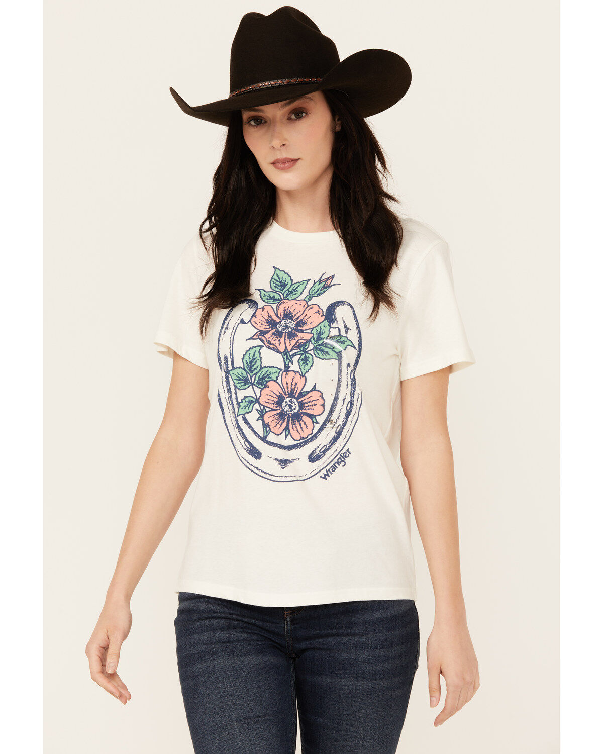 Wrangler Retro Women's Boot Barn Exclusive Flower Short Sleeve Graphic Tee