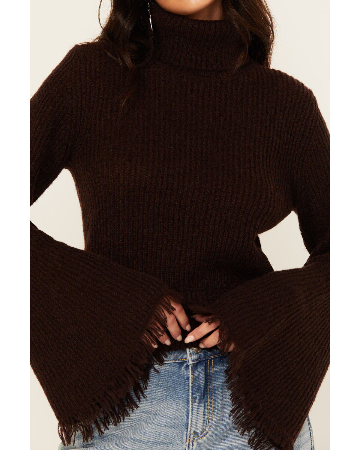 Shyanne Women's Bell Sleeve Marled Sweater