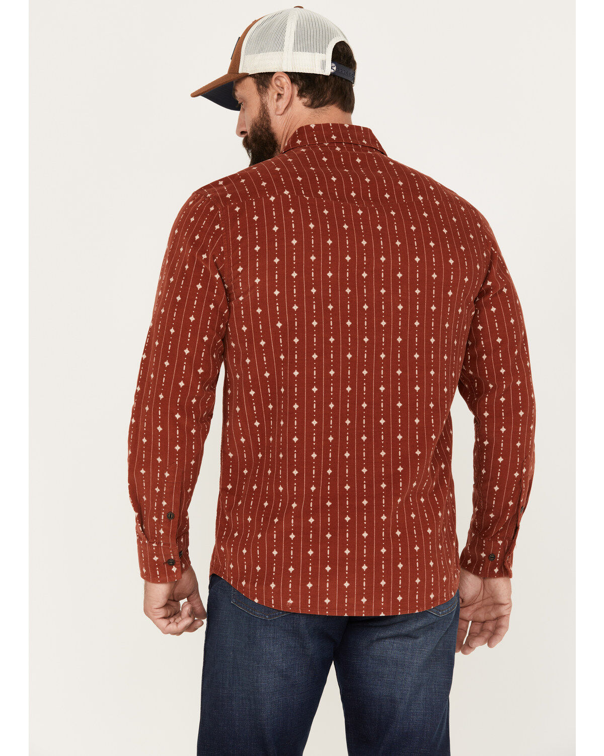 Pendleton Men's Corduroy Long Sleeve Western Snap Shirt