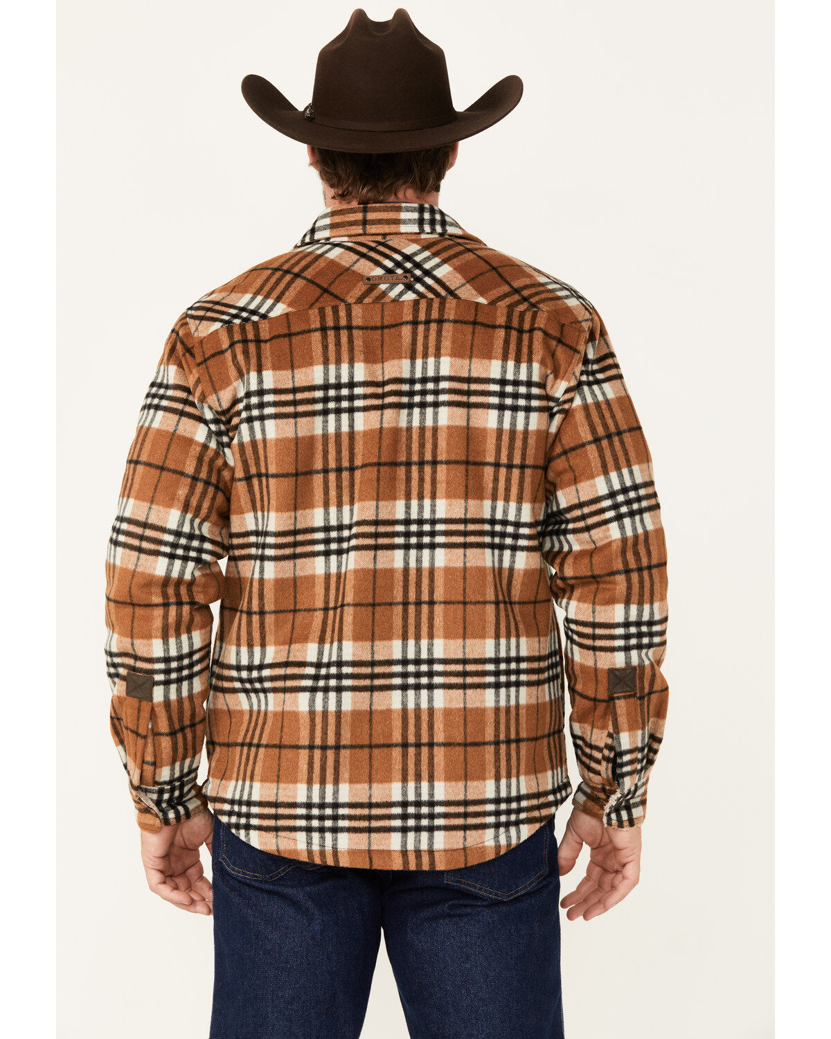 Dakota Grizzly Men's Plaid Burke Wool Sherpa Lined Zip Jacket