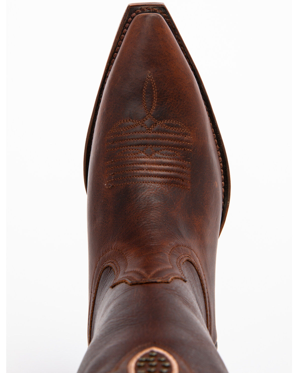 Shyanne Women's Mariel Floral Embroidered Studded Concho Western Boots - Snip Toe