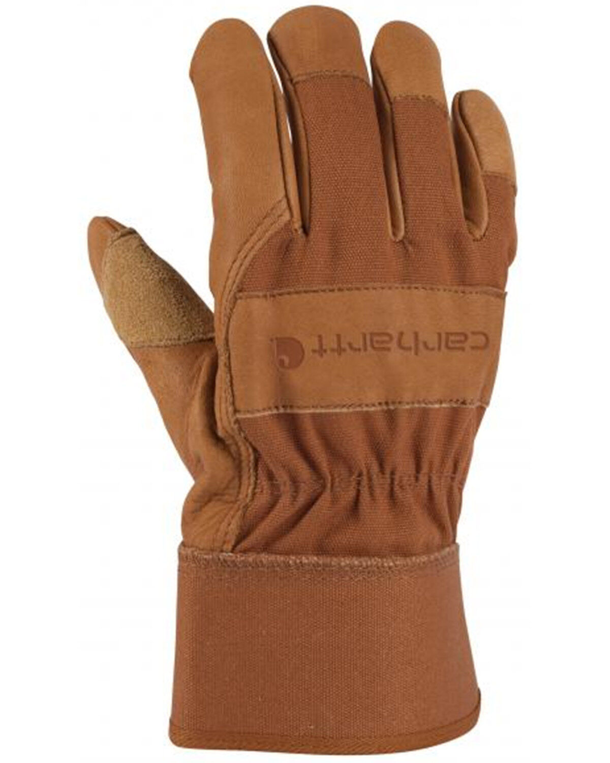 Carhartt Men's Duck & Synthetic Leather Safety Cuff Work Gloves