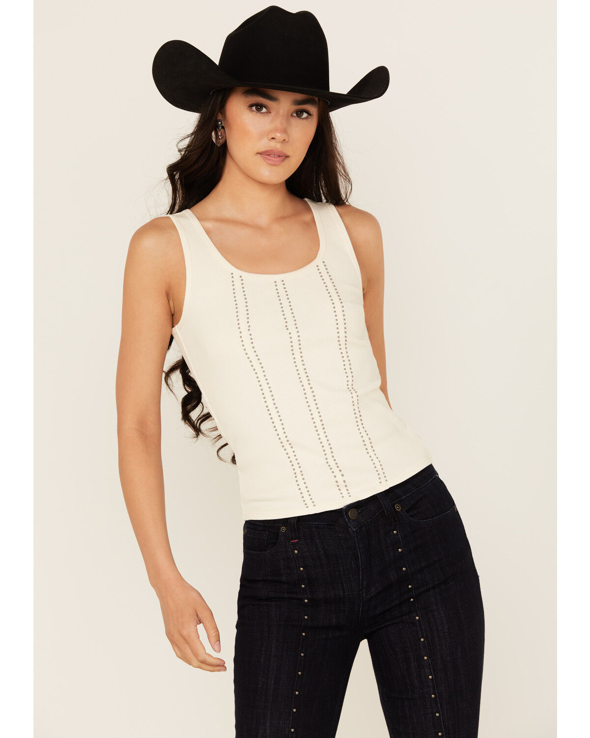 Idyllwind Women's Sevier Studded Ribbed Tank Top