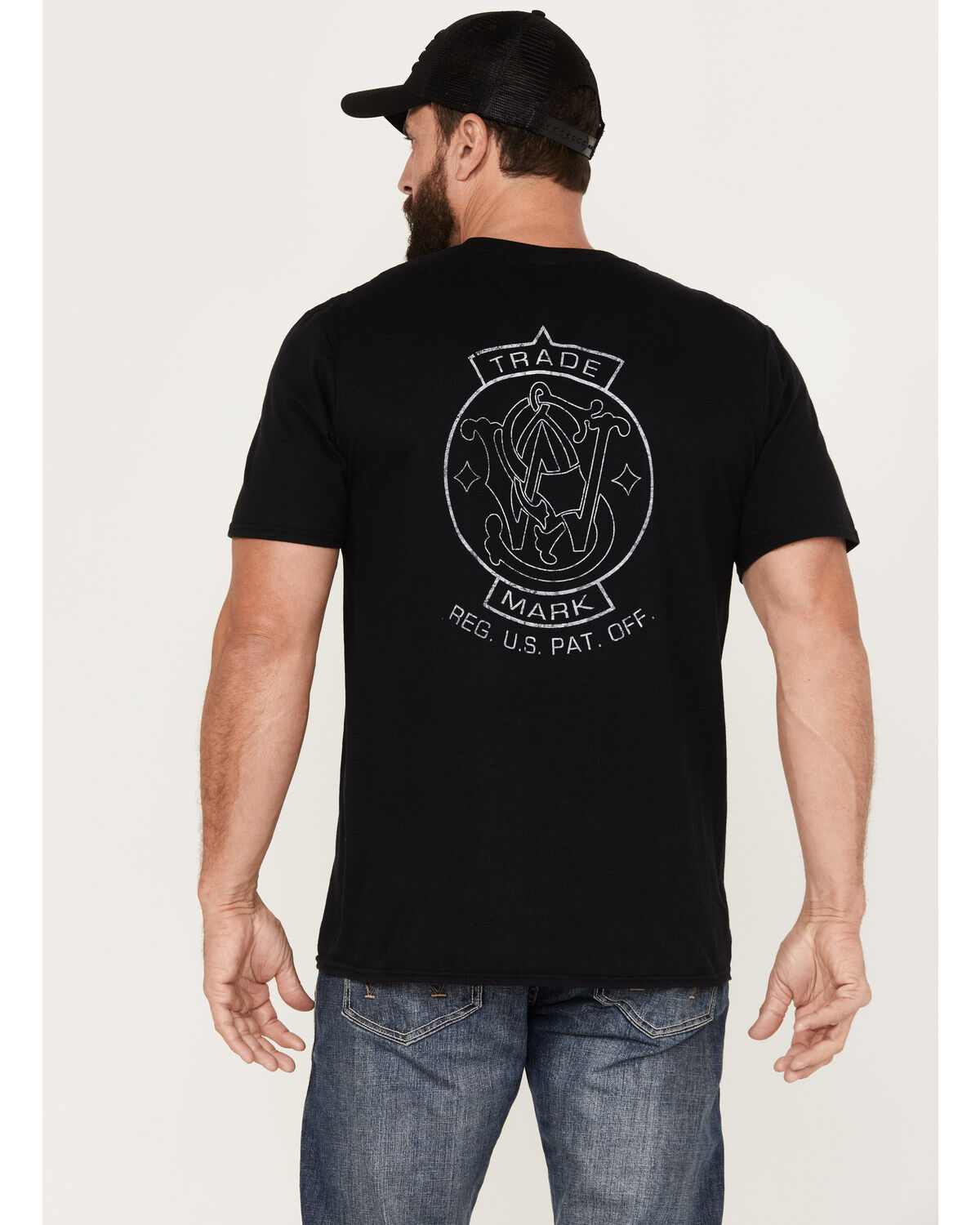 Smith & Wesson Men's Original Trademark Short Sleeve Graphic T-Shirt