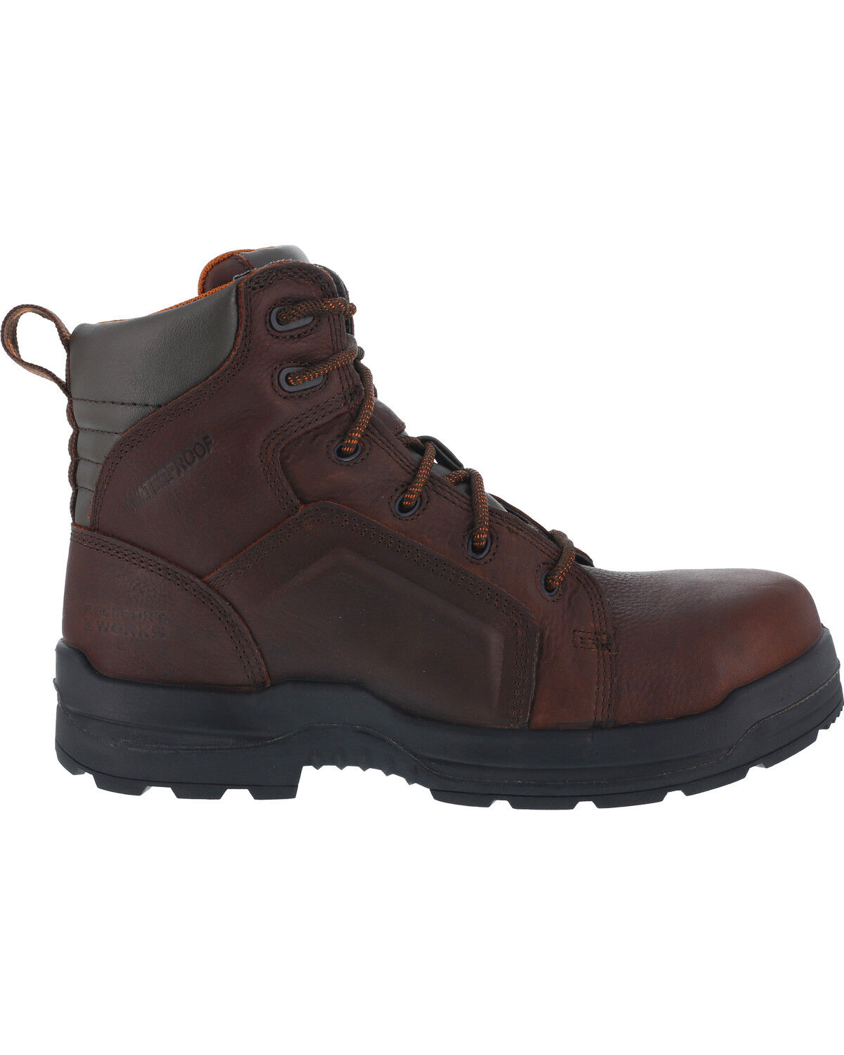 Rockport Men's More Energy Brown 6" Lace-Up Work Boots - Composite Toe