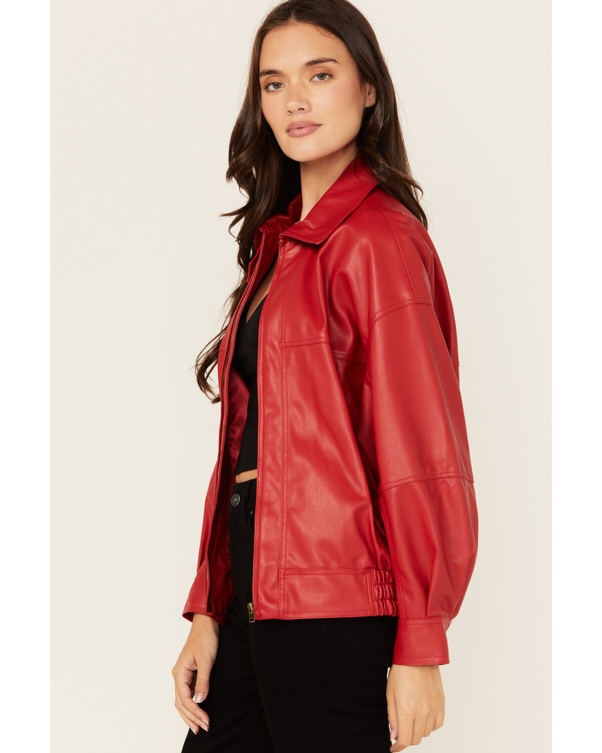 Revel Women's Faux Leather Jacket