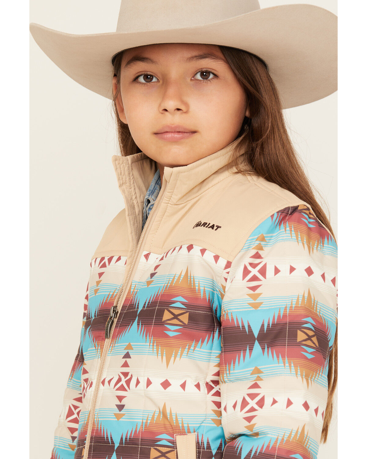 Ariat Girls' Southwestern Print Jacket