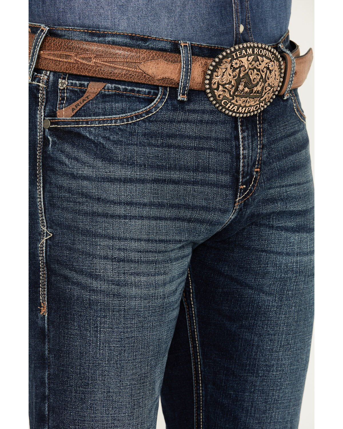 Ariat Men's M8 Dark Wash Modern Stretch Art Slim Denim Jeans