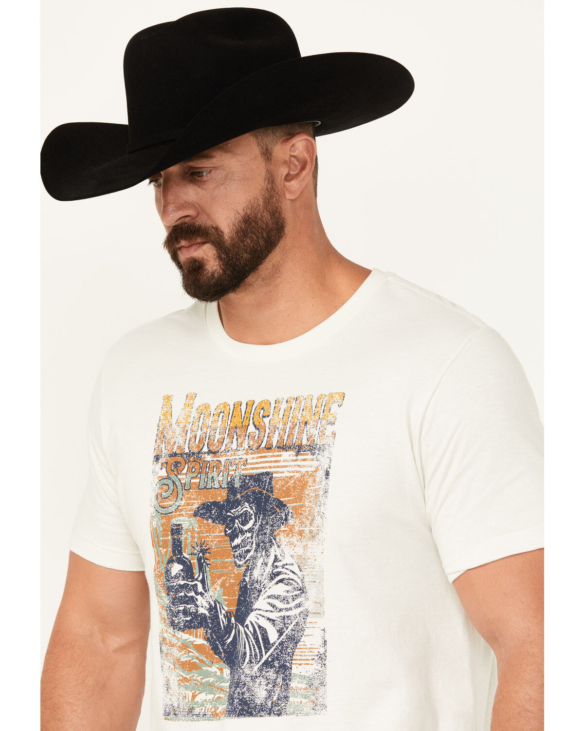 Moonshine Spirit Men's Thumbs Up Short Sleeve Graphic T-Shirt