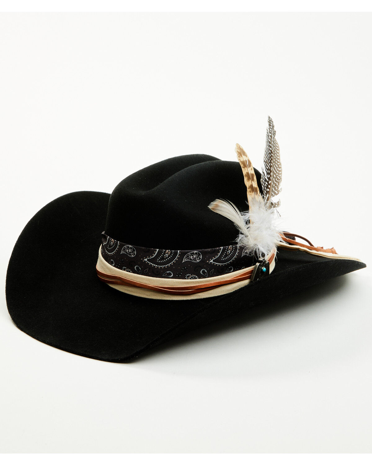 Boot Barn Paisley Western Hat Accessory Set