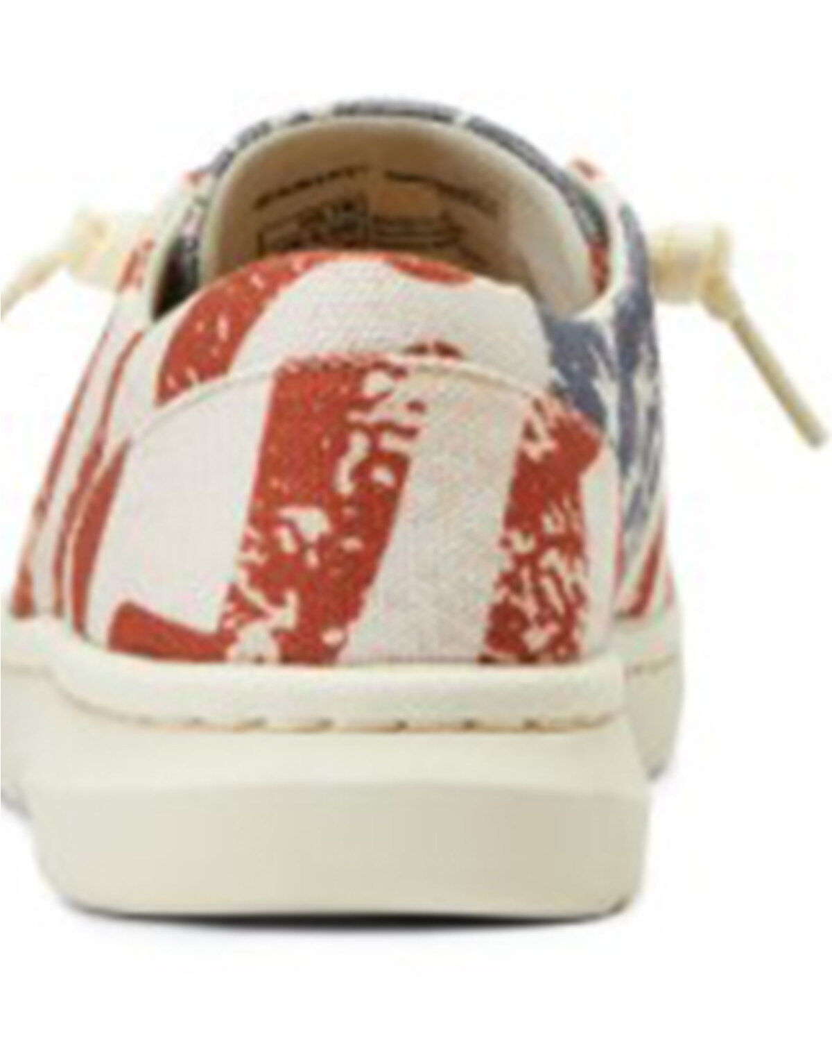 Ariat Women's Distressed Flag Print Hilo Flx Foam Slip-On Casual Shoe