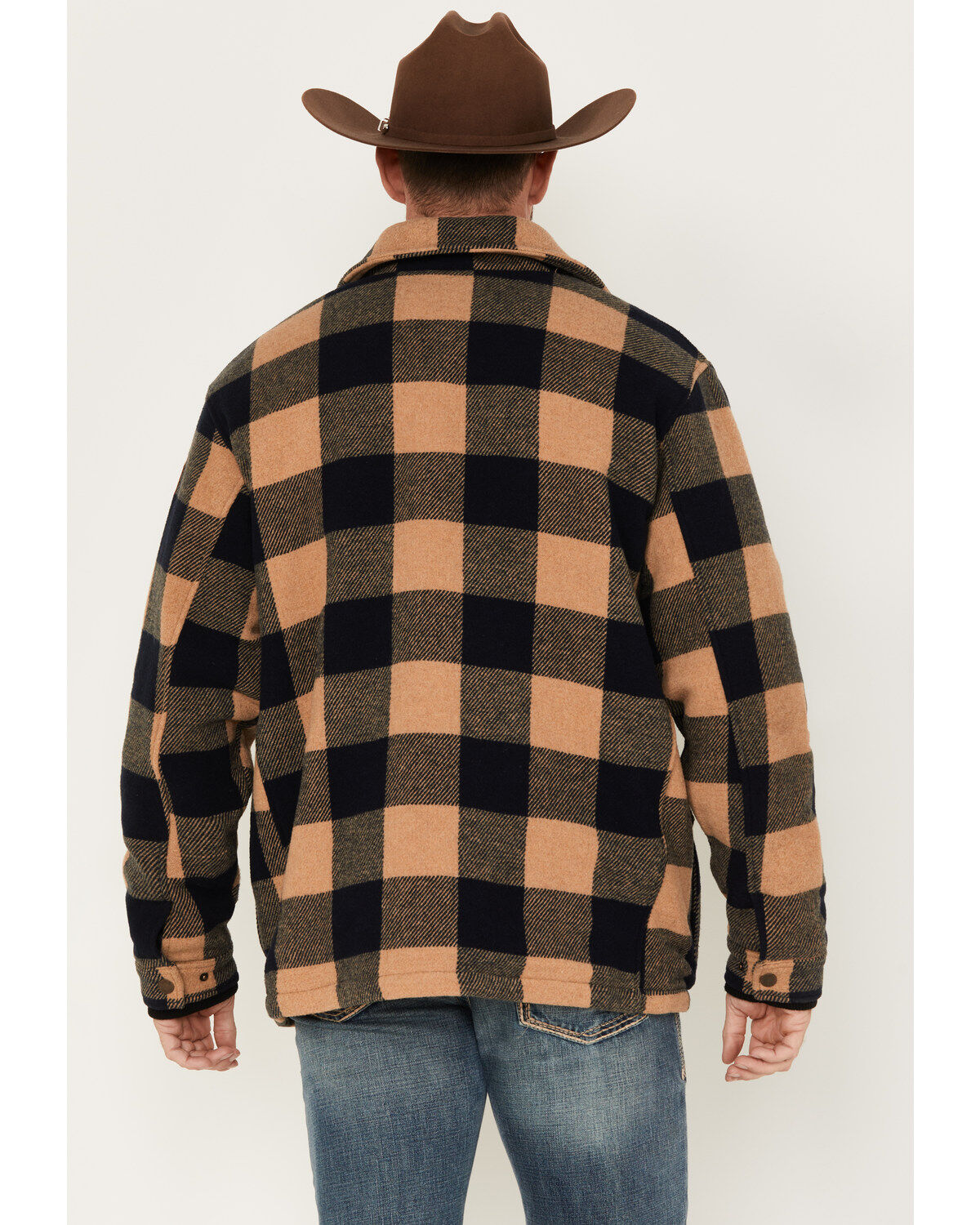 Cinch Men's Frontier Plaid Print Coat