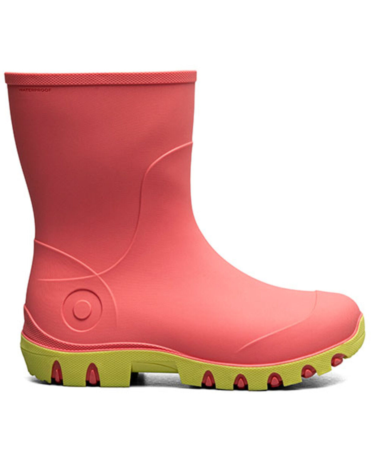 Bogs Girls' Essential Rain Mid Rubber Boots - Round Toe