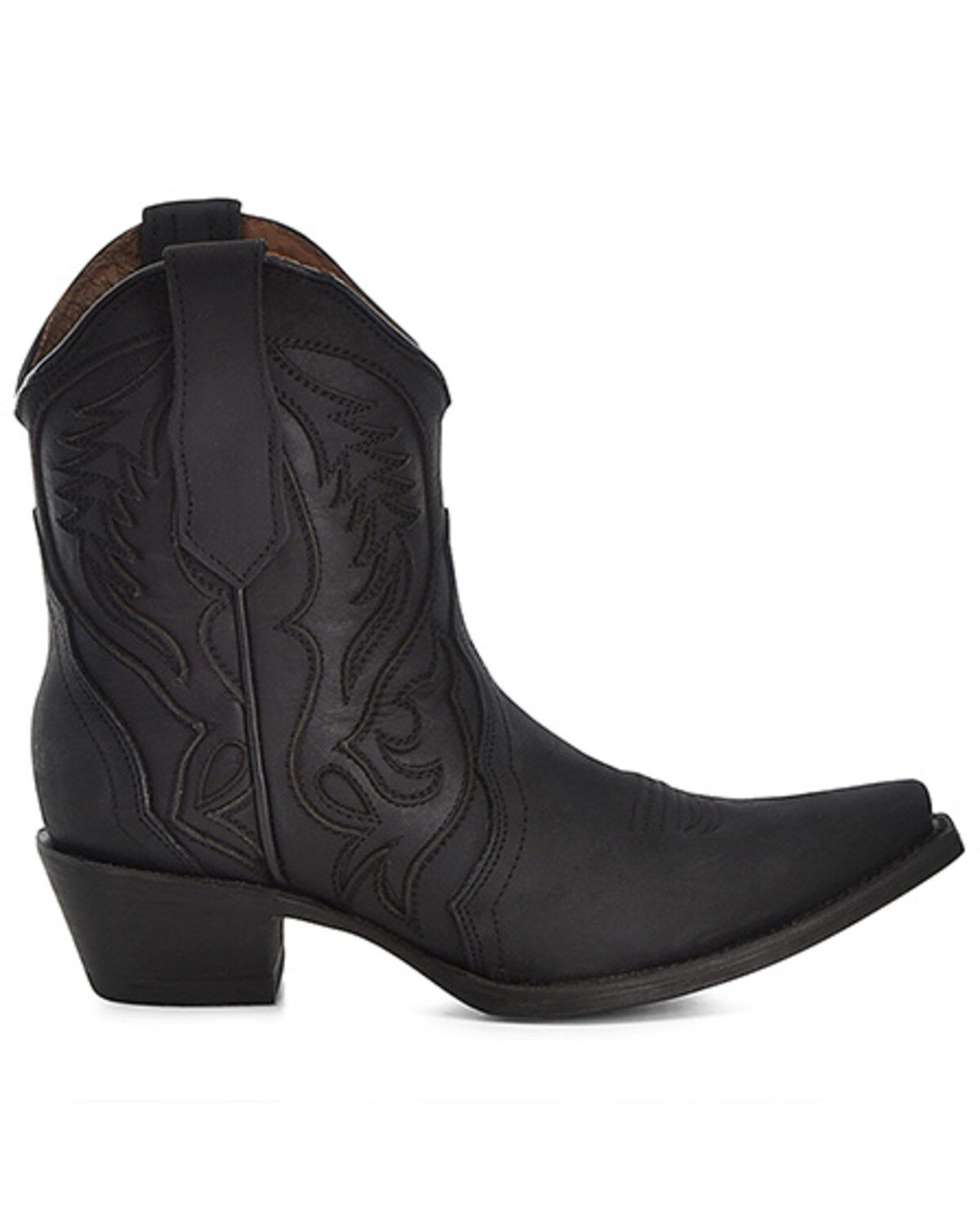 Circle G Women's Inlay Western Booties - Snip Toe