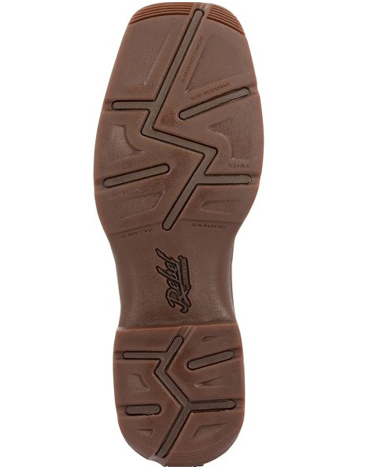 Durango Men's Rebel Mexico Flag Shaft Performance Western Boots - Broad Square Toe