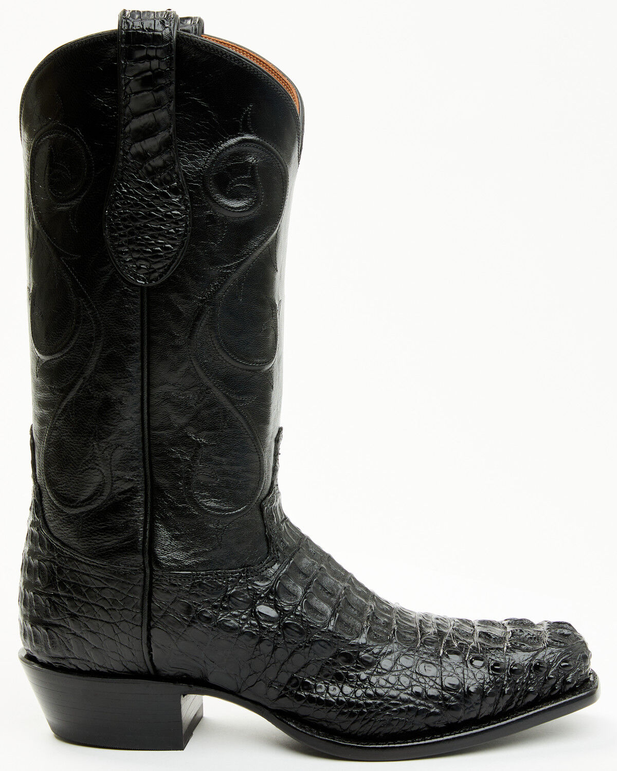 Tony Lama Men's Exotic Hornback Caiman Western Boots - Square Toe