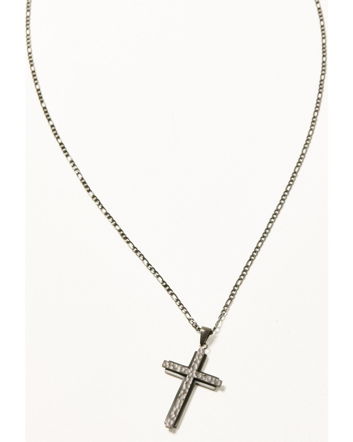 Cody James Men's Textured Cross Necklace