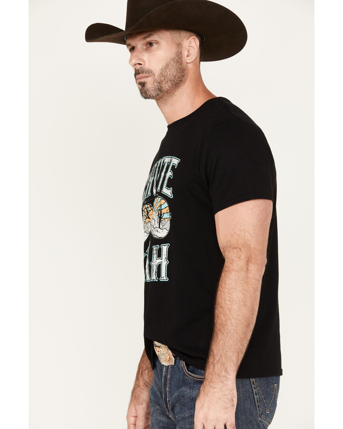 Rock & Roll Denim Men's Dale Brisby Chute Yeah Graphic Short Sleeve T-Shirt