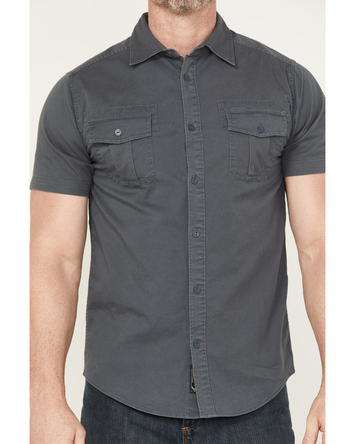 Thorogood Men's Stretch Utility Short Sleeve Button-Down Work Shirt